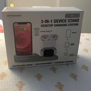 3 In 1 Device Stand. Desktop Charging Station.